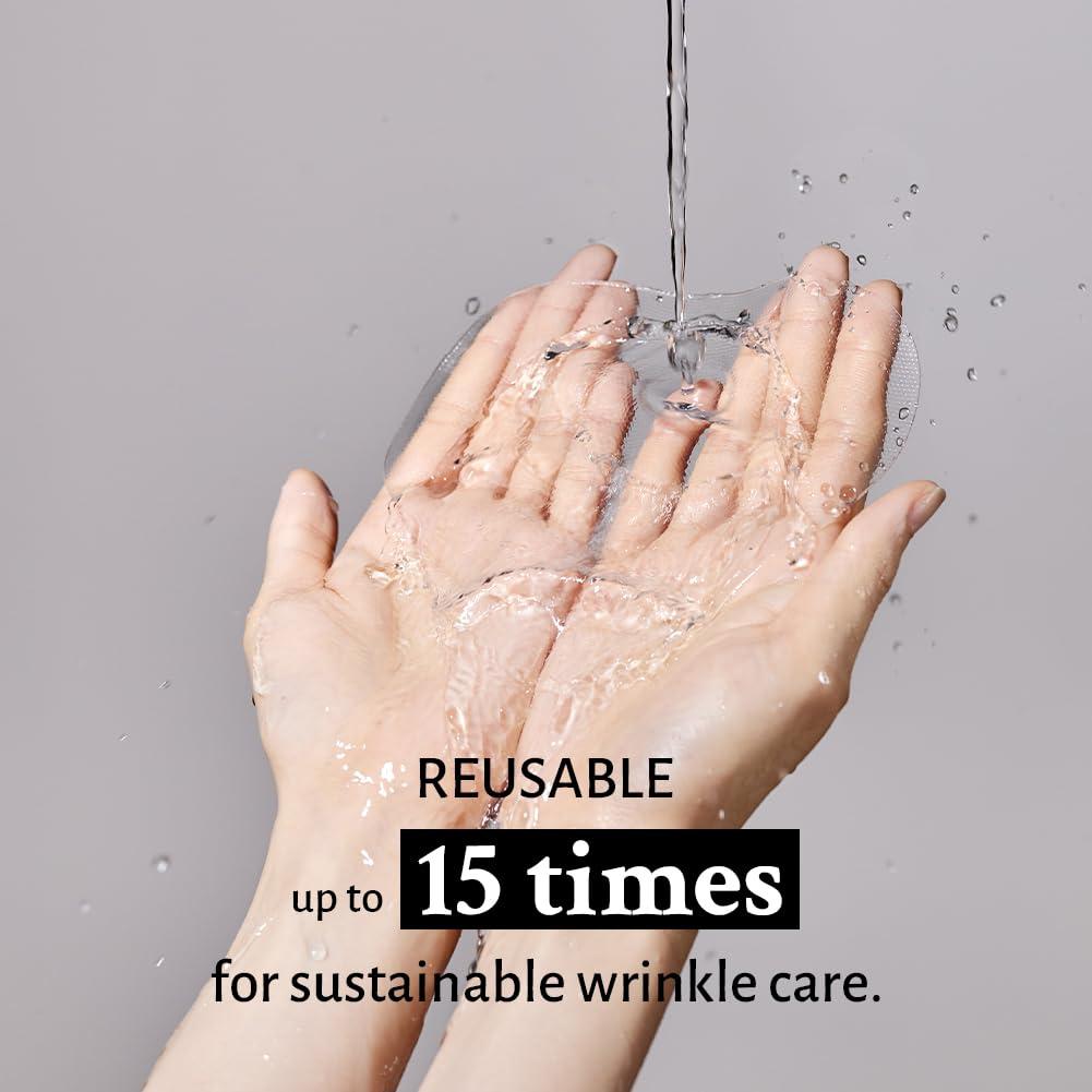 OIA OIA Anti Wrinkle Patches 2.0 All-in-One | Face, Neck, & Chest Wrinkles | Made with 100% Medical Grade Silicon | Advanced Wrinkle Care with Clear Reusable Pads | Overnight Wrinkle Smoothing