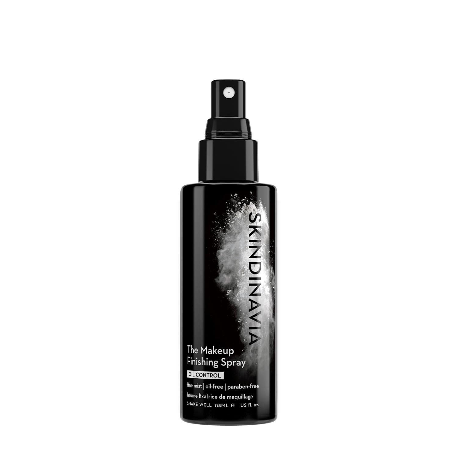 SKINDINAVIA Skindinavia The Makeup Finishing Spray, Oil Control Setting Spray, Temperature-Control for All-Day Wear, For Oily Skin, Long-Lasting Up to 16+ Hours, Heat-Resistant & Waterproof, Fine Mist (2 Oz)