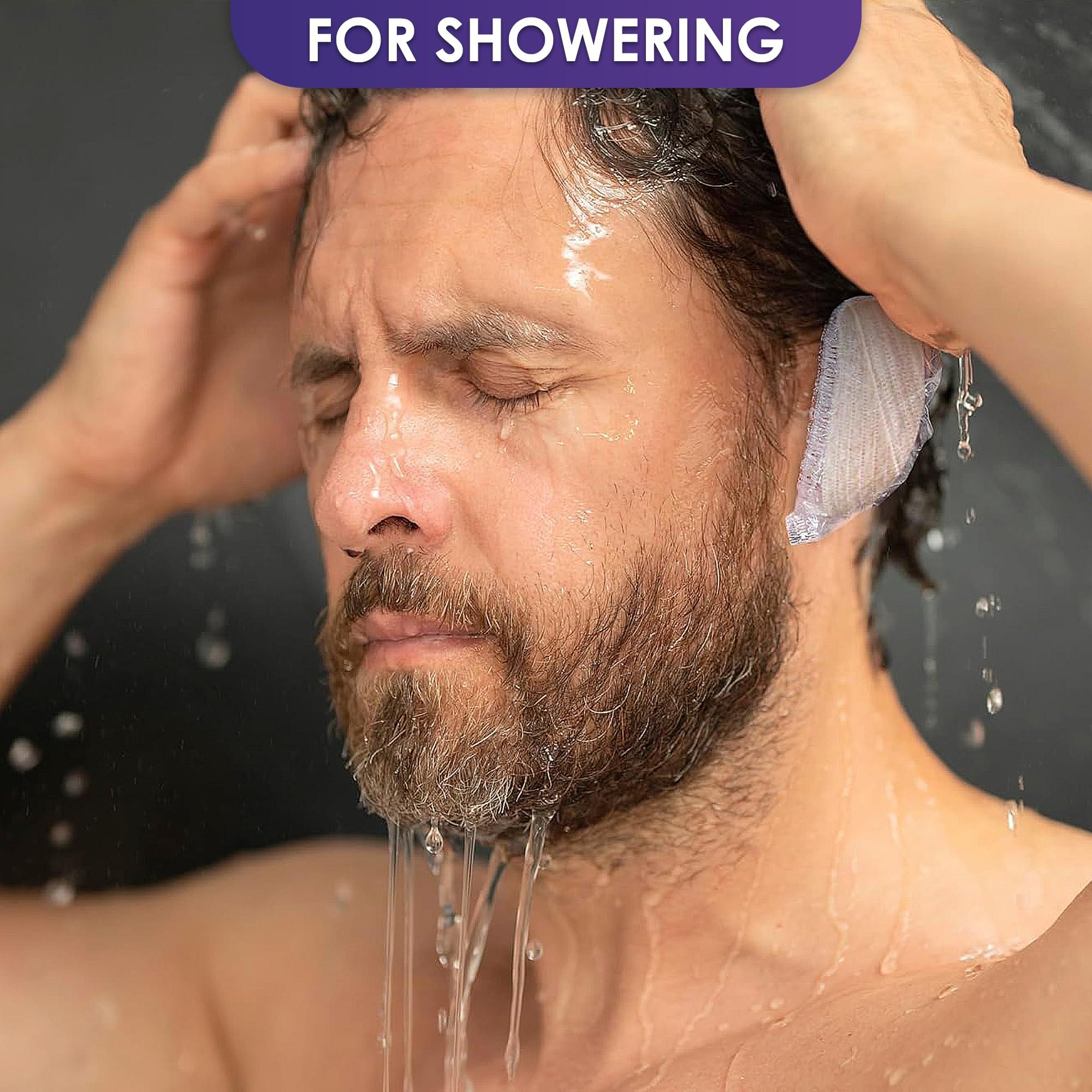 DIMROM 200 Pack Ear Covers for Shower - Disposable Ear Covers for Hair Dye Shower Ear Covers Ear Shower Caps for Adults - Ear Caps for Shower Plastic Ear Covers for Showering Waterproof Ear Covers for Shower