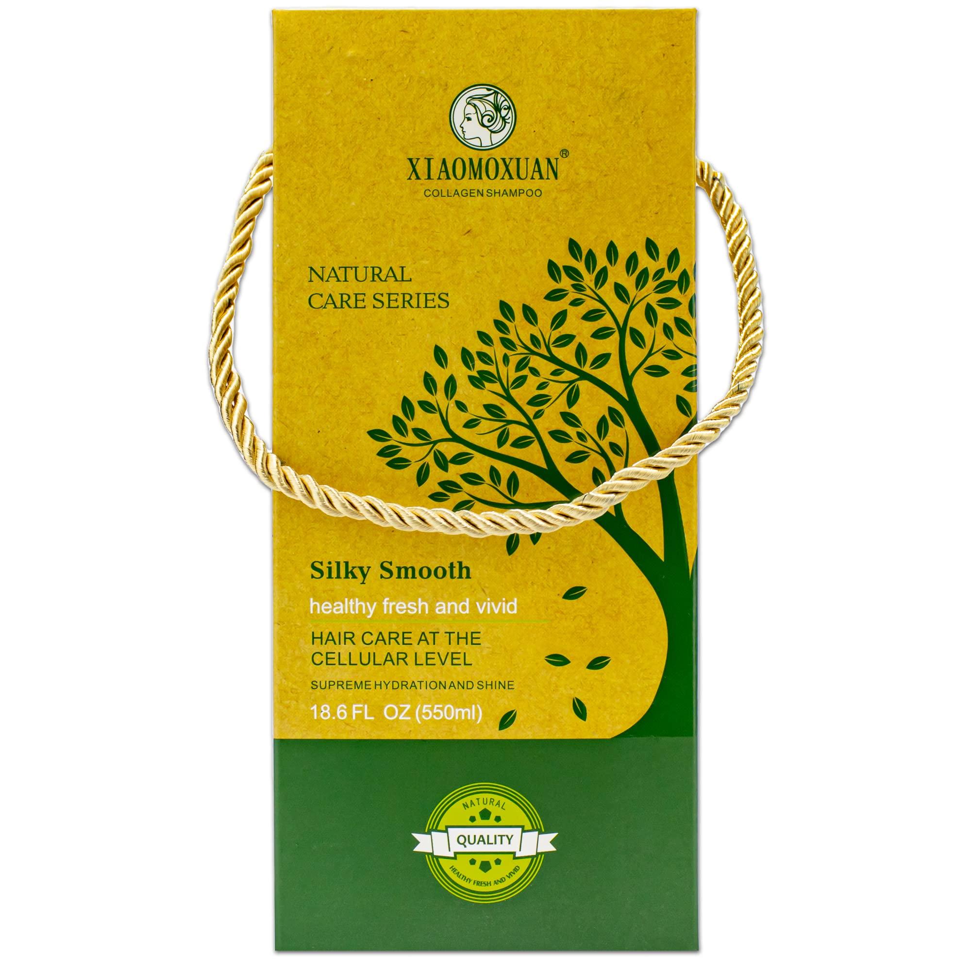 Xiaomoxuan Xiaomoxuan Organic Tea Tree Oil Shampoo - Moisturizing for Dry Hair, Scalp Treatment, Sulfate-Free - Collagen Bond for Oily Scalp and Ends