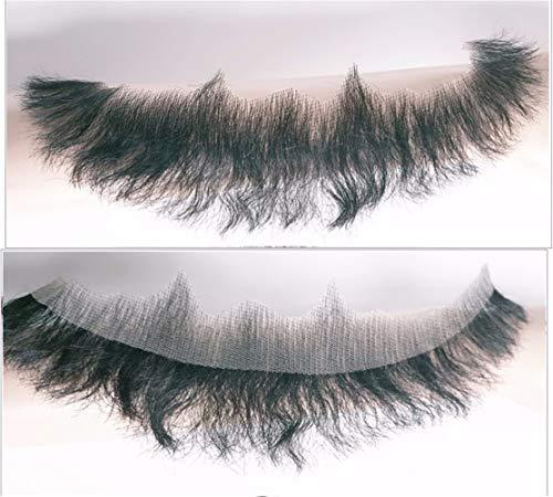 Aimeely Aimeely Mens Simulation Fake beard Human Hair Mustache Makeup Cosplay Props (2#)