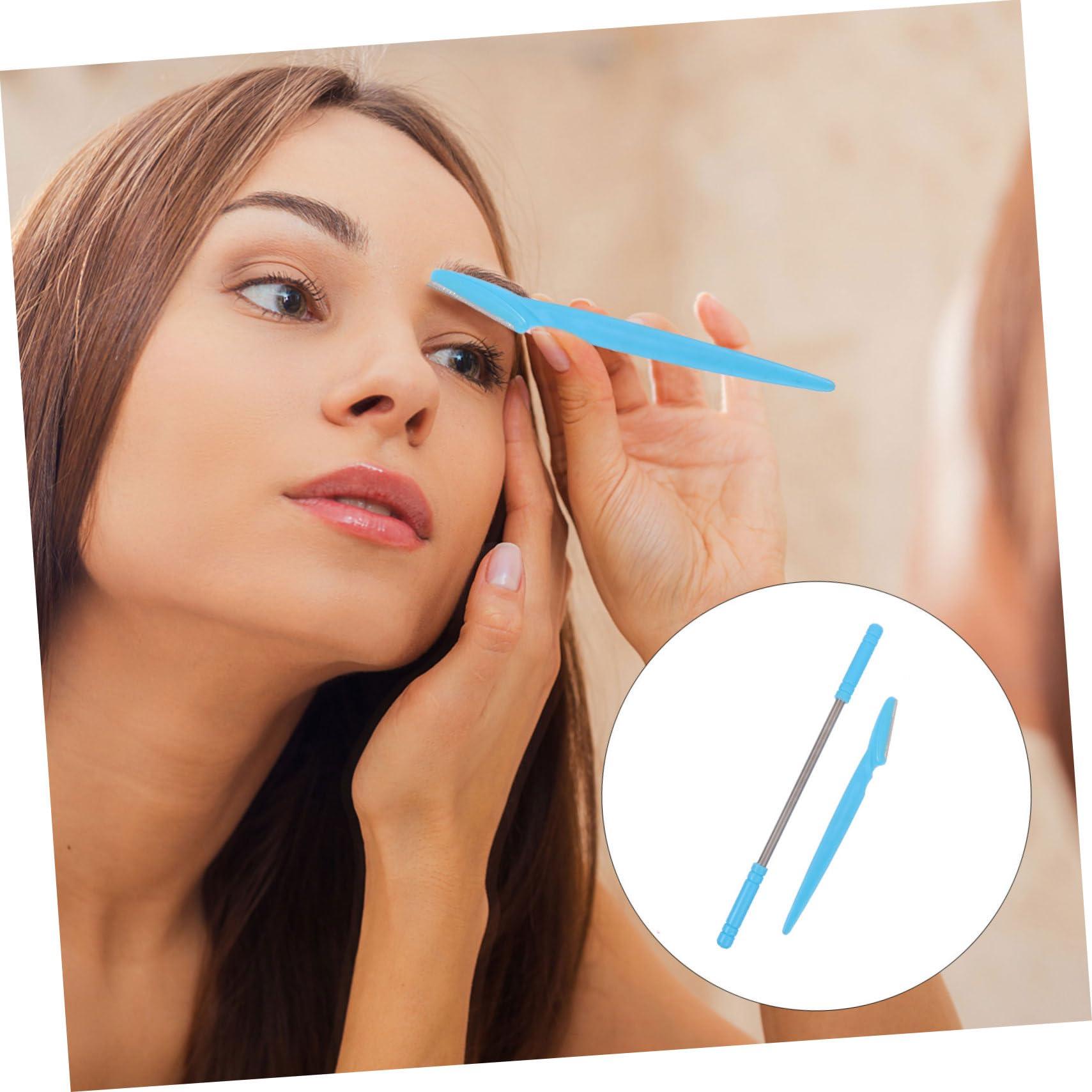 SOESFOUFU SOESFOUFU Professional Safety Hair Removal Tool 4pcs Facial Hair Epilator with Eyebrow Trimmer No Chemicals Smooth Skin