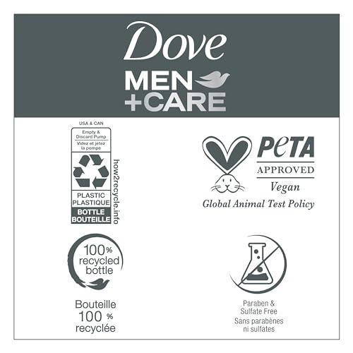 DOVE MEN + CARE Dove Men+Care 2-in-1 Shampoo + Conditioner Pure Fresh Orange & Sage for Strong, Healthy-Looking Hair, with Vitamin C & Mineral Complex, 17.5 oz