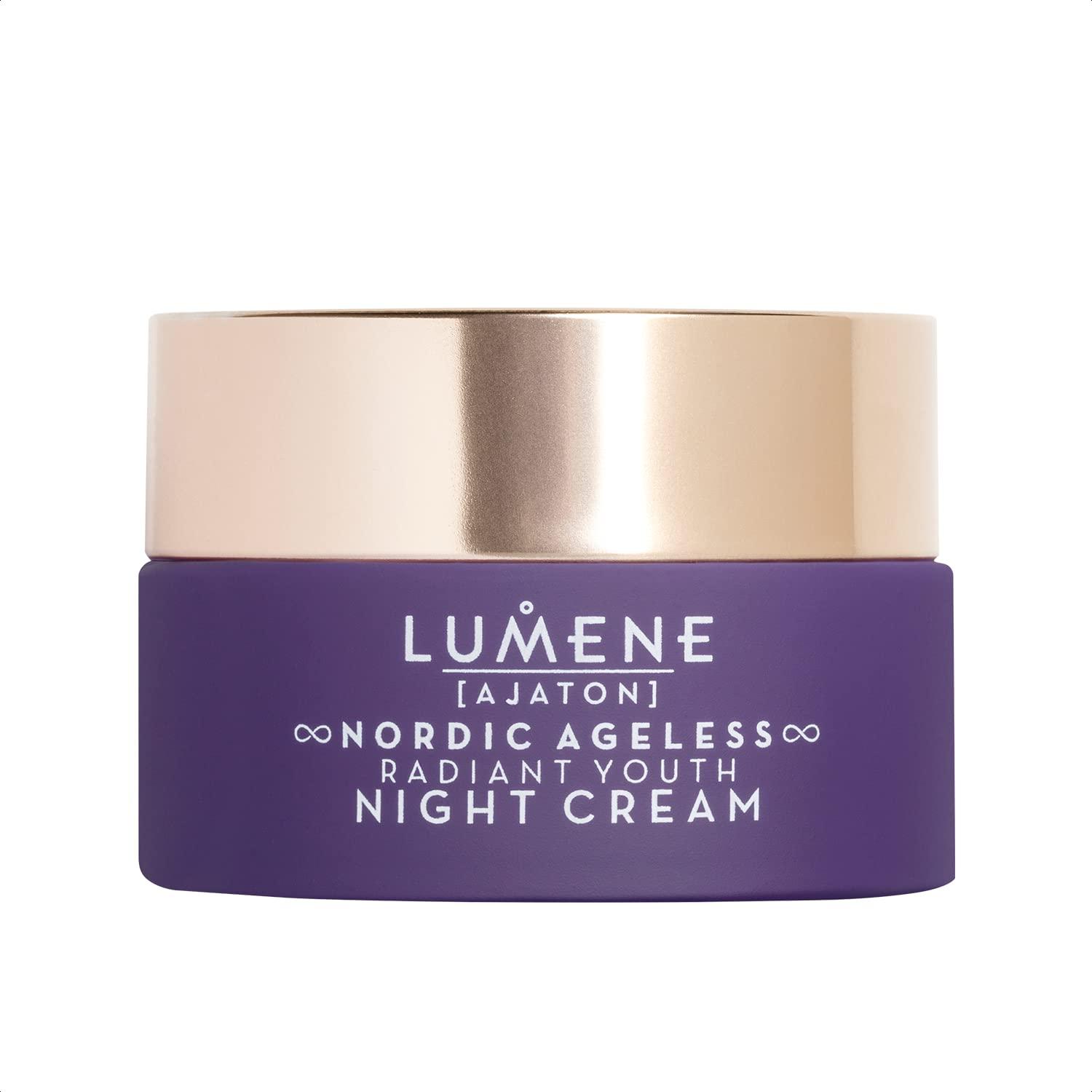 Lumene Lumene Ajaton Radiant Youth Night Cream - Rejuvenating Anti Aging Moisturizer with Antioxidants - Face Cream for Fine Lines and Wrinkles - Skin Firming + Rejuvenating Night Face Cream (50ml)