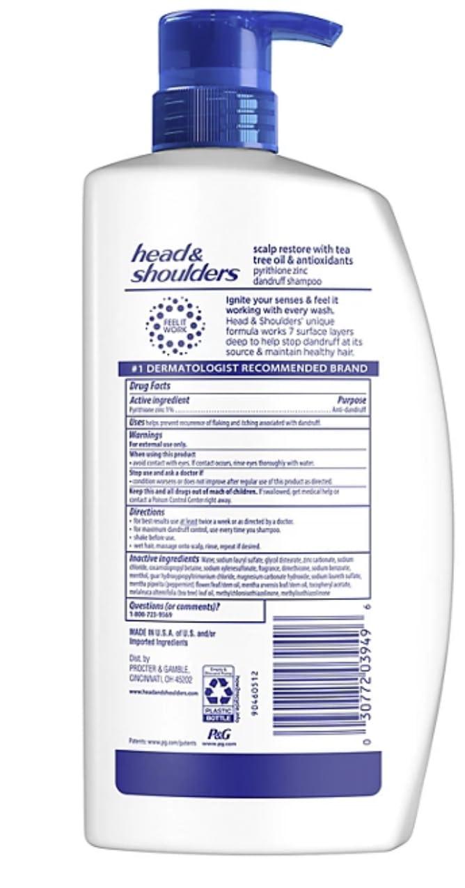 Head & Shoulders Head & Shoulders Anti-Dandruff Shampoo, Scalp Restore (38.8 fl. oz.)