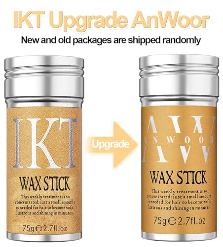 AnWoor Hair Wax Stick, Wax Stick for Hair Flyaways Kids & Women Hair Accessories for Women Girls Hair Bun Maker for Kids Hair Slick Stick Baby Hair Gel Stick Kids Hair Products Hair Smoothing Stick