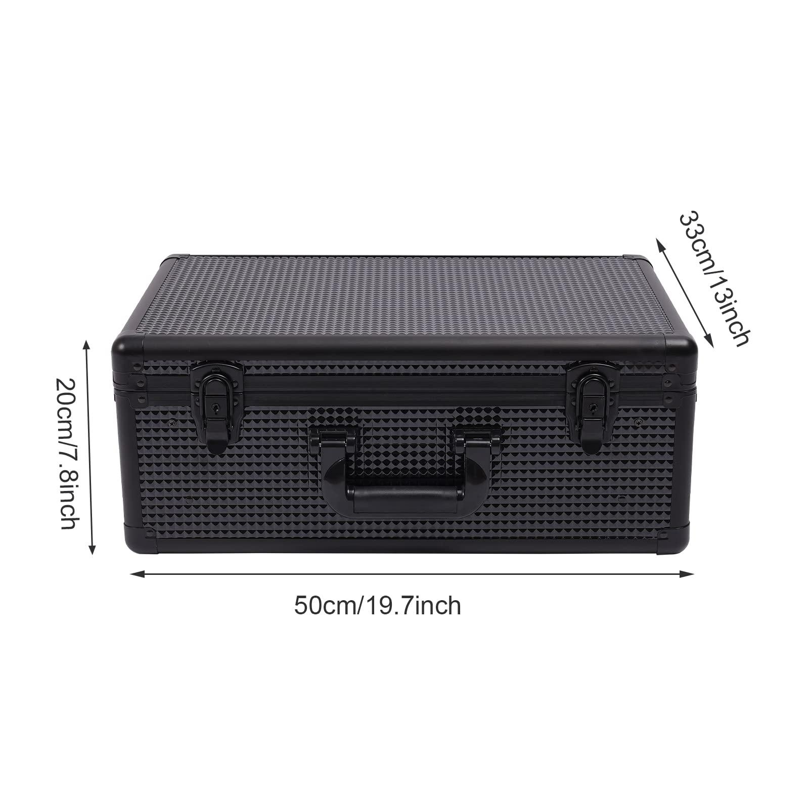 Hilberiazel Professional Barber Case, Detachable Hairdressing Tool, Professional Barber Travel Suitcase, for Hair Accessories and Hairdresser Supplies