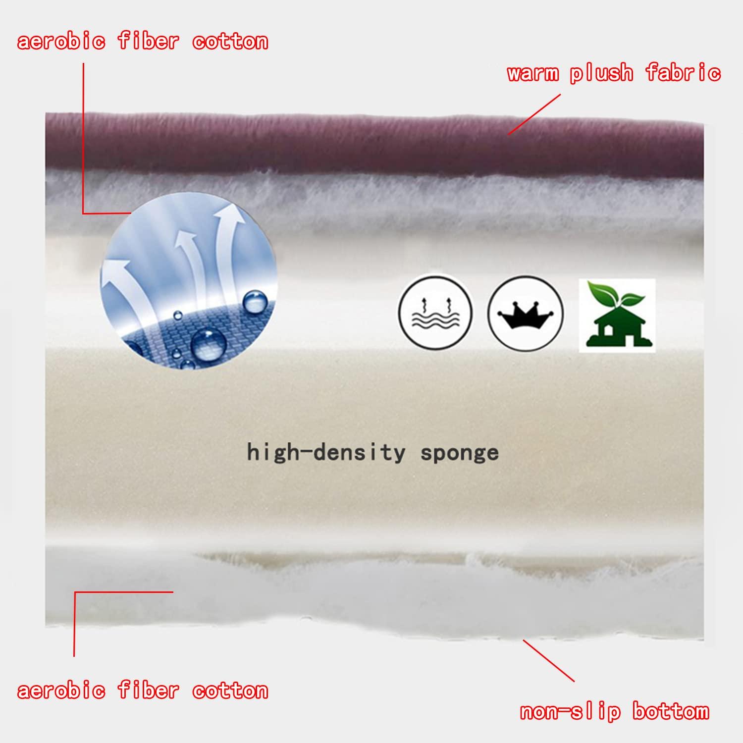 NinthAvenue Basics Massage Table Mattress Topper,Comfortable Massage/Spa Table Pad,0.8In Lash Bed Cushion Memory Foam,with Four Corner Straps & Anti-Slip Bottom,Without Bed,Not Washable,Gray t,80x190cm