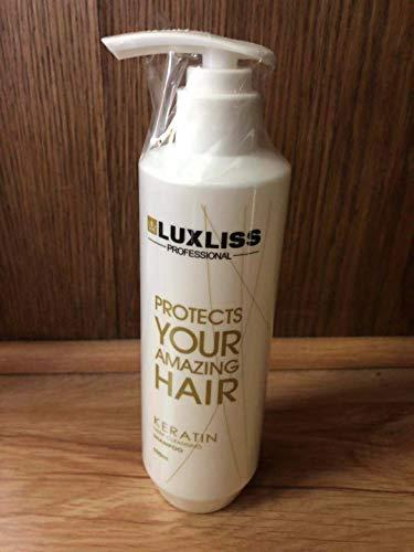 Luxliss Cysteine System Curl Softening Smoothing Treatment and Keratin Daily Care Shampoo & Conditioner 4PCS Set Professional Results Straightens and Smooths Hair Formaldehyde Free 100%Safe