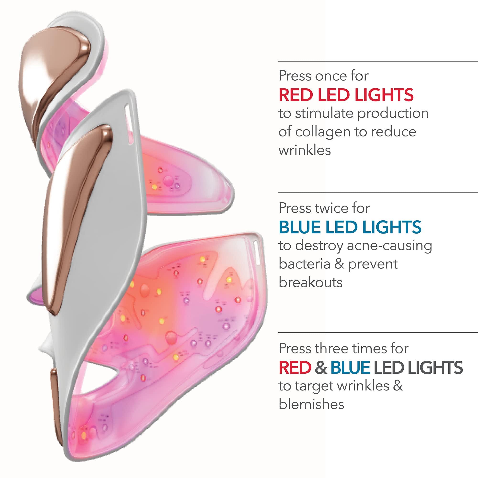 Dr Dennis Gross Dr. Dennis Gross DRx SpectraLite FaceWare Pro  LED Face Mask for Anti-Aging, Acne Treatment, and Skin Rejuvenation with Dual Red & Blue Light Therapy