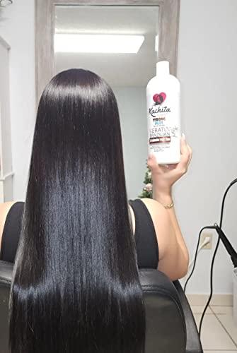 Kachita Spell Kit NEW Brazilian Keratin Blowout Treatment Kachita Spell Chocolate 32 fl oz + Shampoo Conditioner for Keratin Treatments