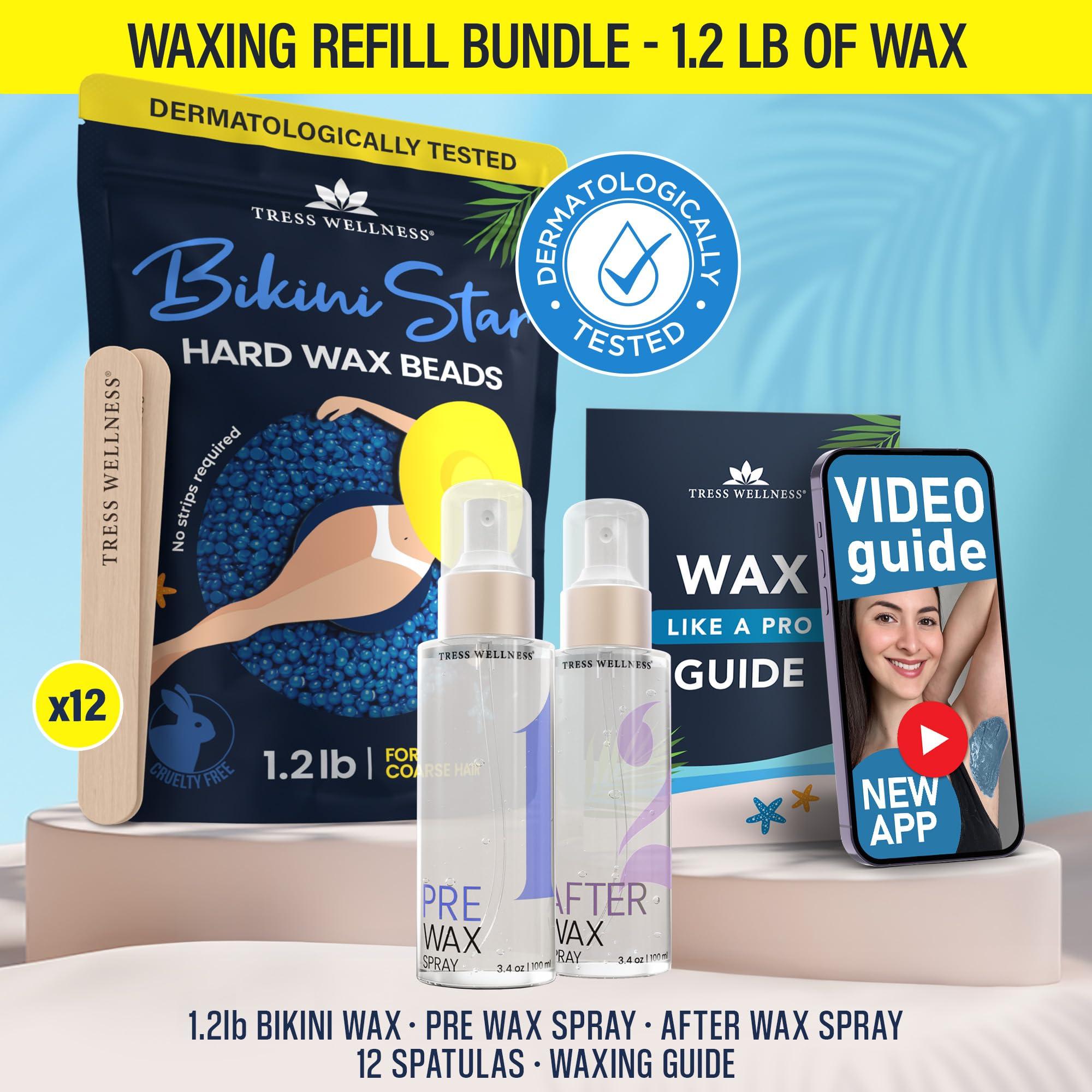 Tress Wellness Tress Wellness Bikini Wax with Pre & After Wax Spray