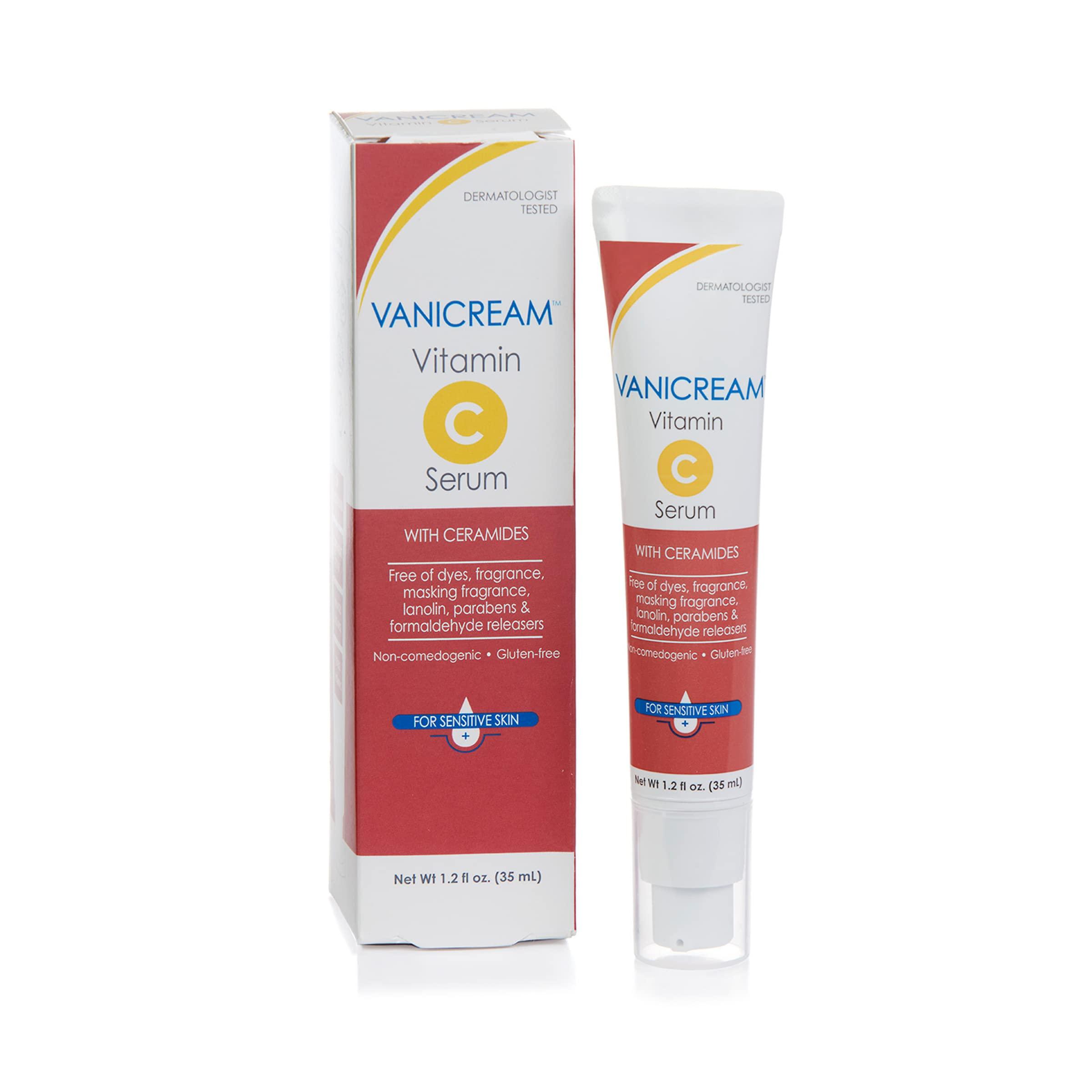 Vanicream Vanicream Vitamin C Serum - Free of Dyes, Fragrance, Masking Fragrance, Lanolin, Parabens & Formaldehyde Releasers - For Sensitive Skin - 1.2 Fl Oz