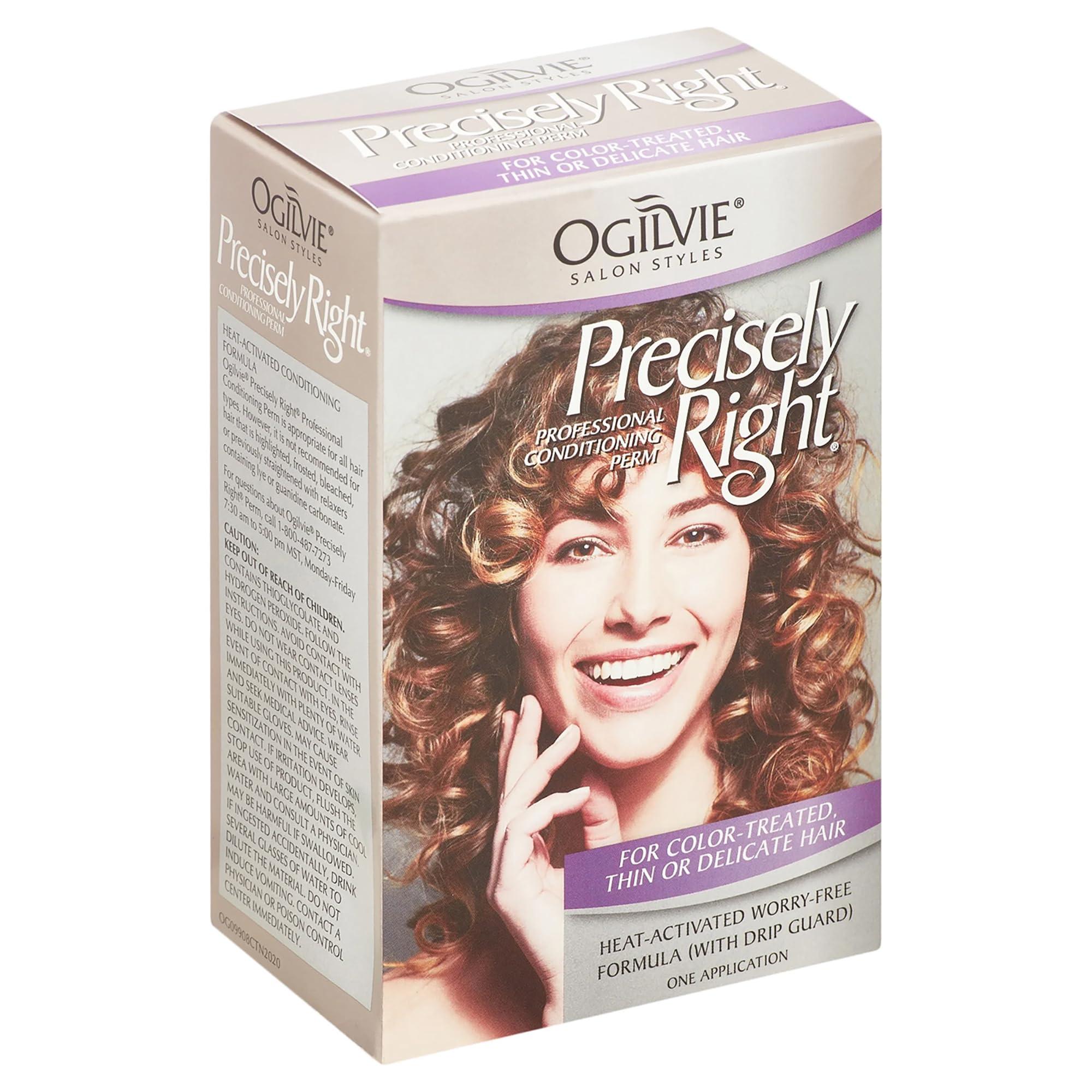 Ogilvie Salon Styles Ogilvie Salon Styles Precisely Right Professional Conditioning Perm Kit - Ideal for Color-Treated, Thin, or Delicate Hair - 1 Application