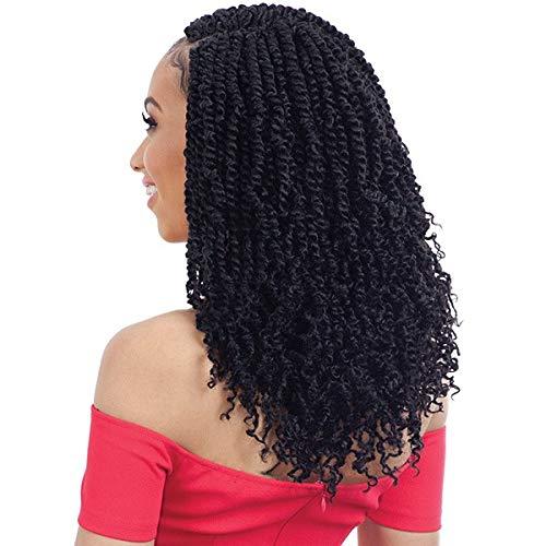 FREETRESS BRAIDS Freetress Synthetic Crochet Braid - 2X SPRING TWIST 12" (1 Jet Black)
