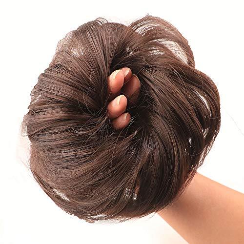DUBKARTna Hair Bun Extensions Messy Bun Hair Piece Scrunchie Hairpieces Synthetic Donut Updo Hair Pieces for Women Girls