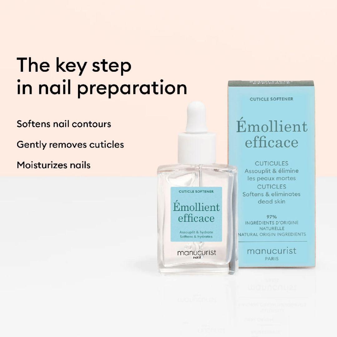 Manucurist Manucurist - Cuticle Remover - Gel Cuticle Remover - Cuticle Care - 9-Free, 97% Bio-Sourced Ingredients - Made in France - Nail Care - 0.5 fl oz Bottle