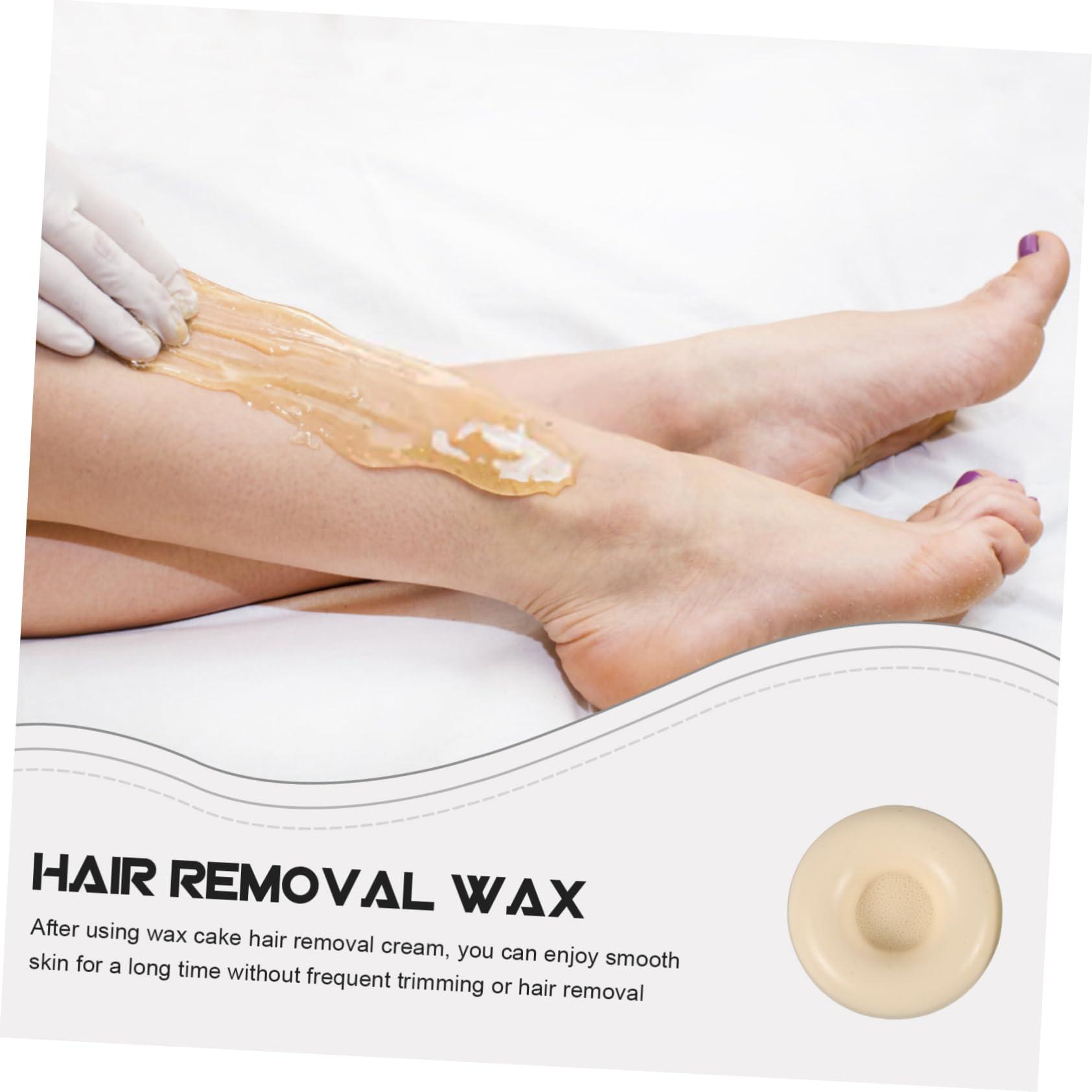 Hemoton Hemoton 1set Wax Cake Hair Removal Cream Wax for Hair Removal Body Wax Beads Hard Wax Beans Hard Wax Lavender Wax Beads Brazilian Hard Wax Blue Wax Beads Beeswax 10pcs