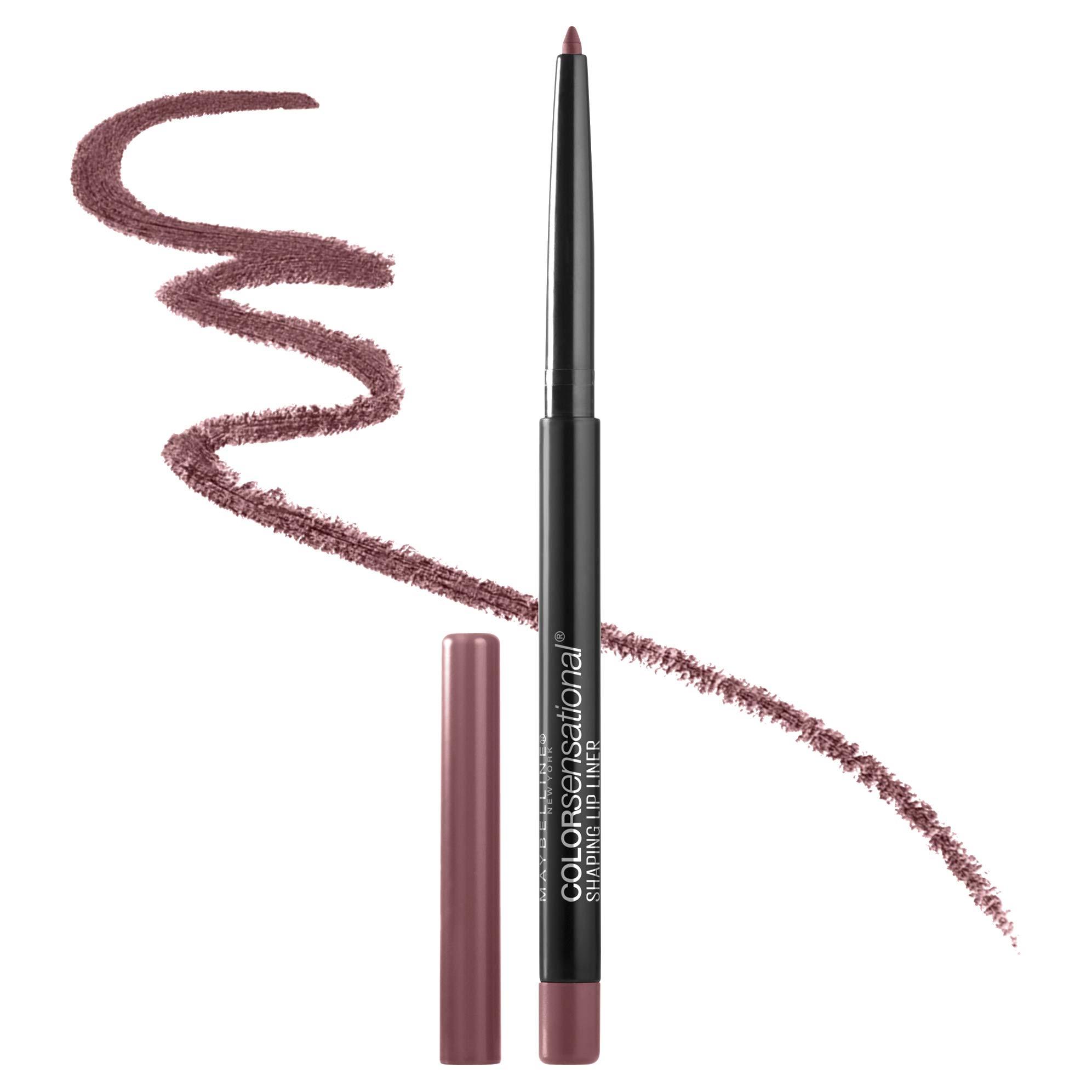 MAYBELLINE MAYBELLINE Color Sensational Shaping Lip Liner with Self-Sharpening Tip, Gone Griege & Almond Rose Shades, 2 Count