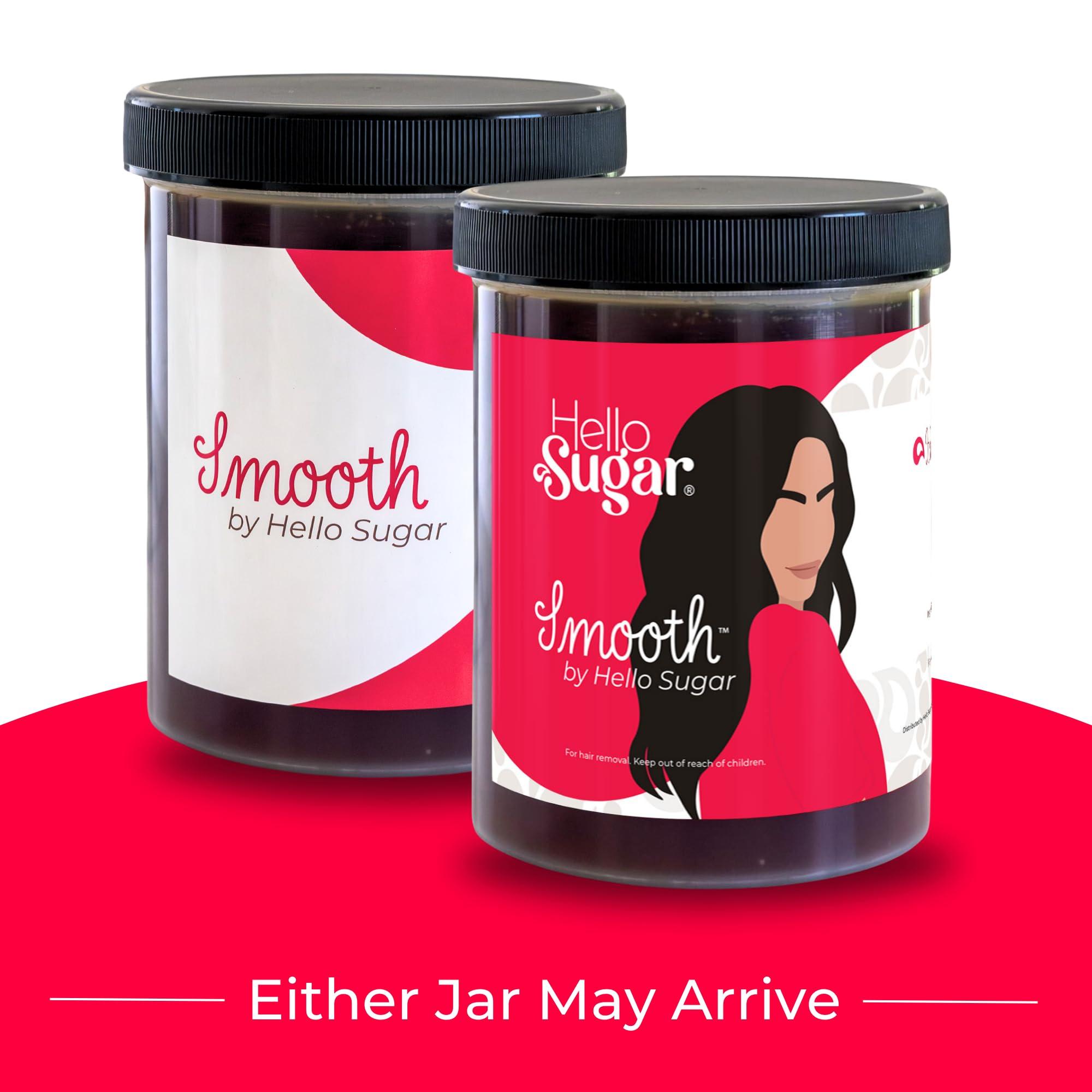 Hello Sugar Smooth by Hello Sugar | Full-Body Sugar Wax | Sugar Waxing for Hair Removal | Sugaring Kit | Salon-Quality, Natural, Vegan | Gentle on Skin & Long-Lasting Smoothness | 100% Cruelty-Free (36 Ounces)