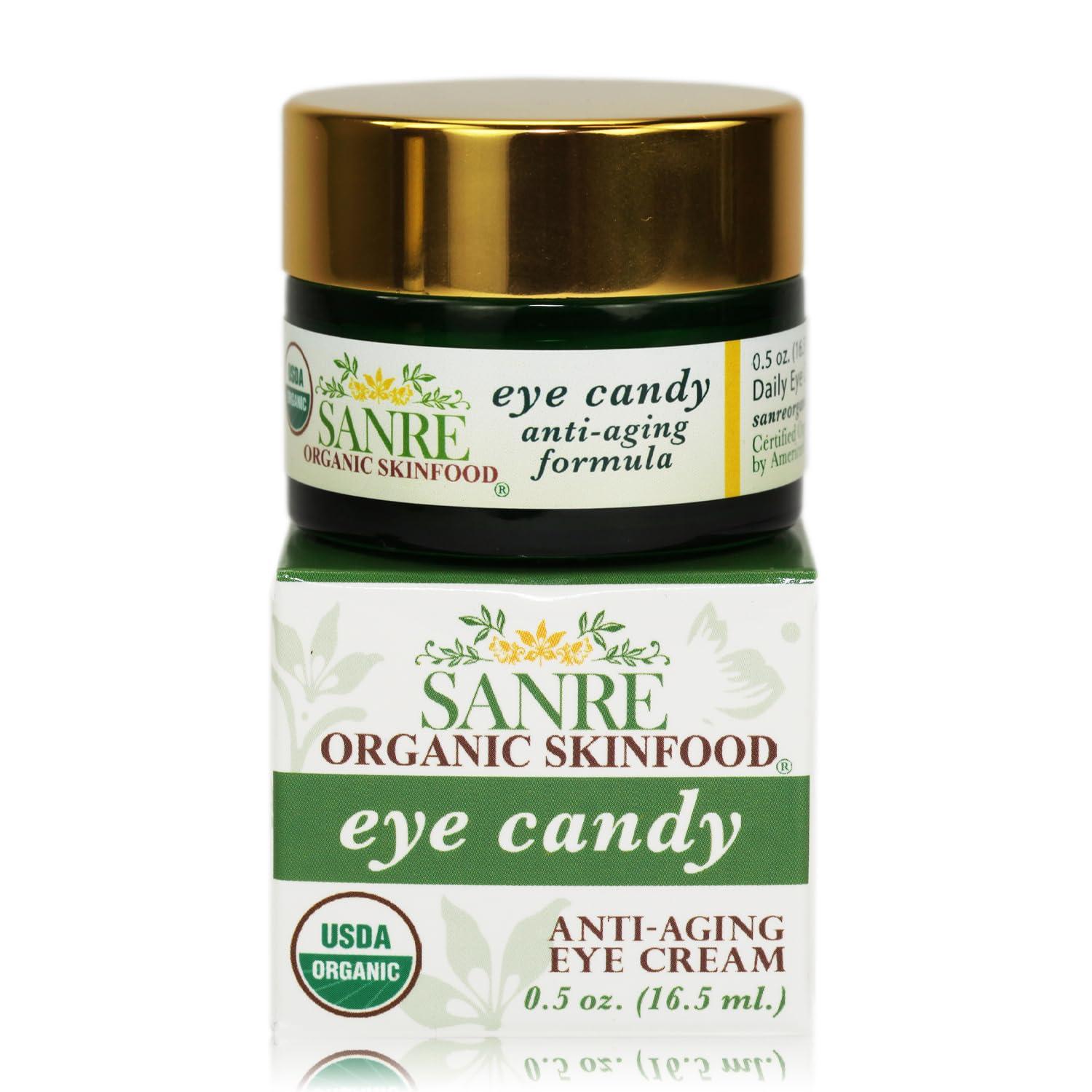 SanRe Organic Skinfood SanRe Organic Skinfood - Eye Candy - USDA Organic Anti-Aging Eye Contour Cream