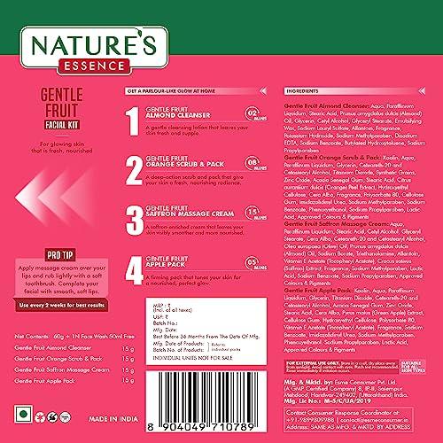 NATURES ESSENCE Nature\'s Essence Gentle Fruit Facial Kit (45Grams+30ML)