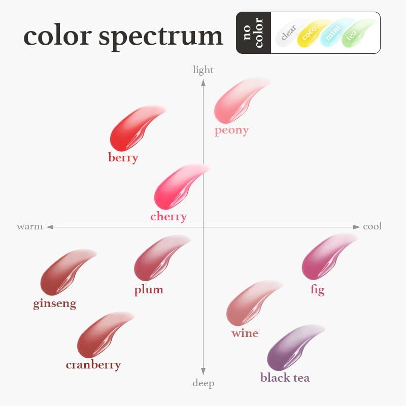 NOONI NOONI Korean Vegan Lip Oil - Appleplum | Lip Stain, Gift, Long-Lasting, Moisturizing, Plumping, Revitalizing for Dry Lips, Waterproof, No Peel Off, Korean Lip Tint 0.12 Fl Oz