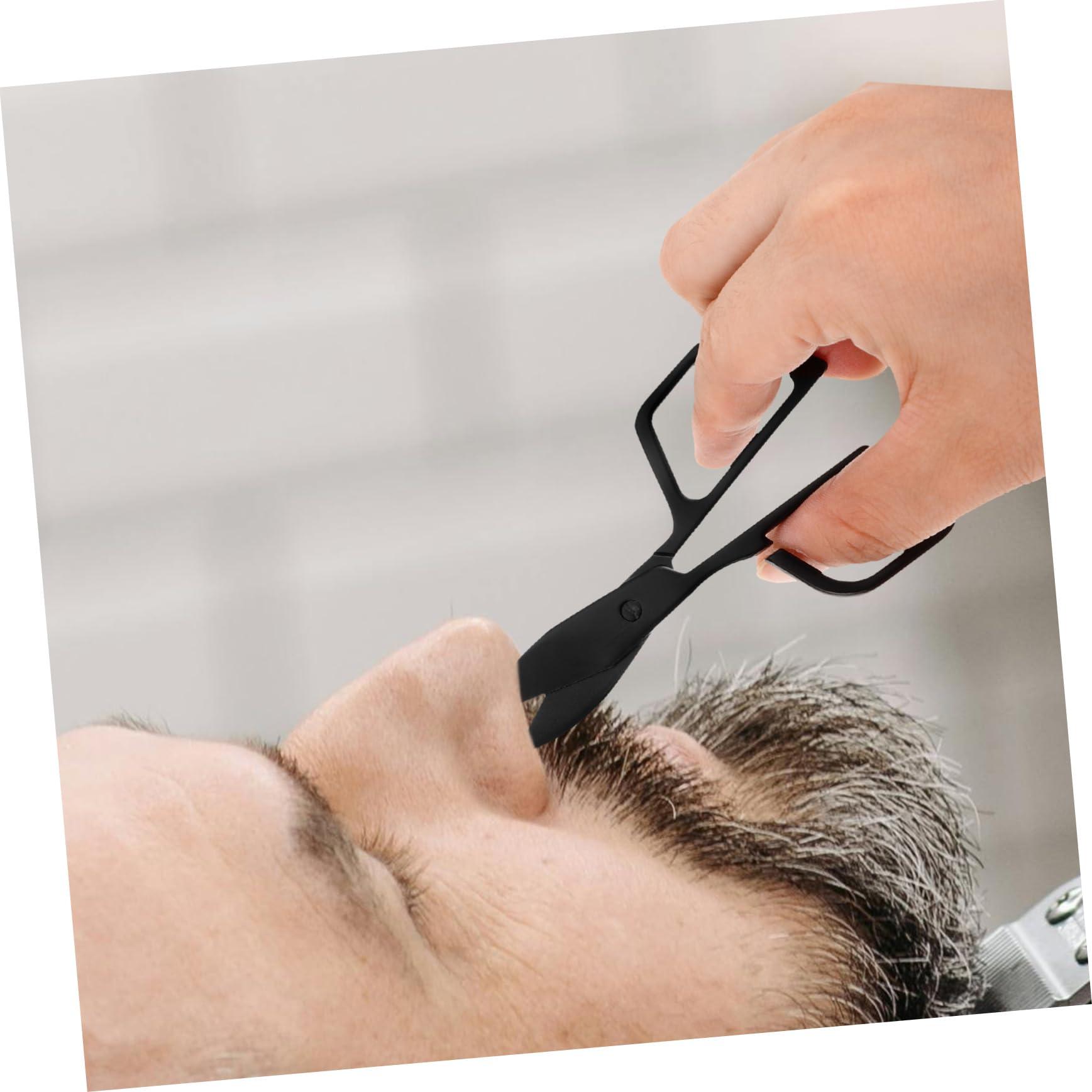 SKISUNO SKISUNO Sturdy Nasal Hair Scissors for Men Small Hair Scissors Round Tip Easy-to-Clean Nose Hair Removal Scissors