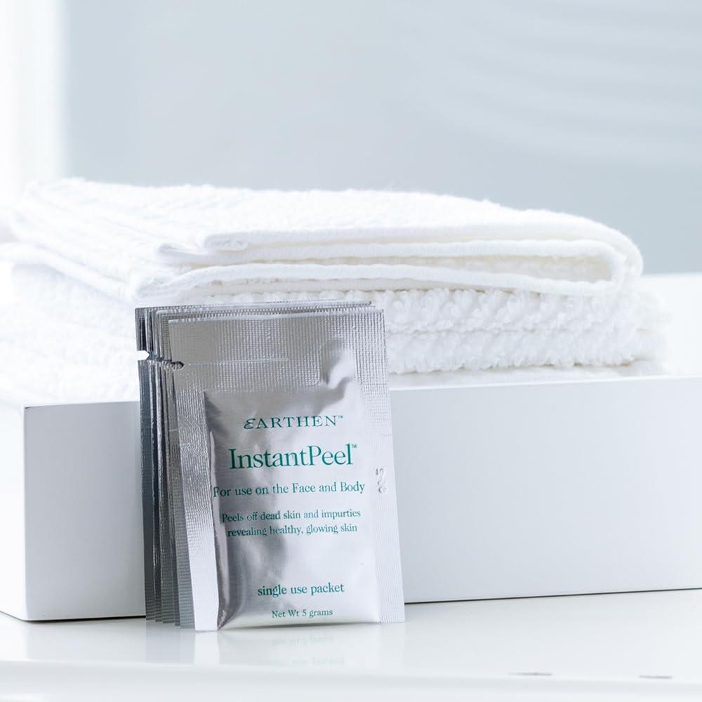 Earthen Skincare Earthen SkinCare InstantPeel Skin Remover Skin Exfoliant Safe for Sensitive Skin - 6 Packets/Box (1-Pack)