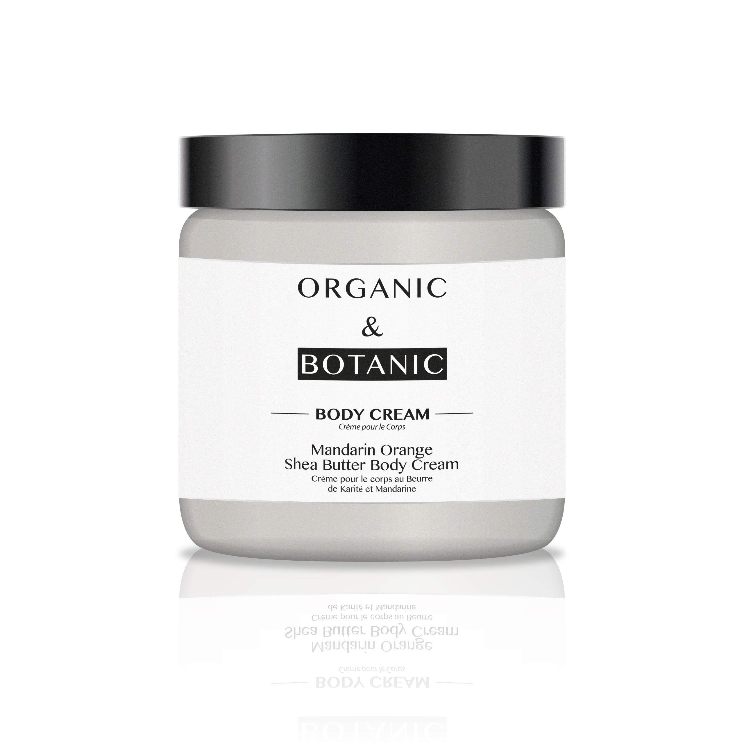Dr Botanicals Organic & Botanic Vegan Mandarin Orange Shea Butter Hydrating Body Cream 100ml for Dry and Sensitive Skin. Premium Vegan Skincare For All Skin Types. Made In The UK.