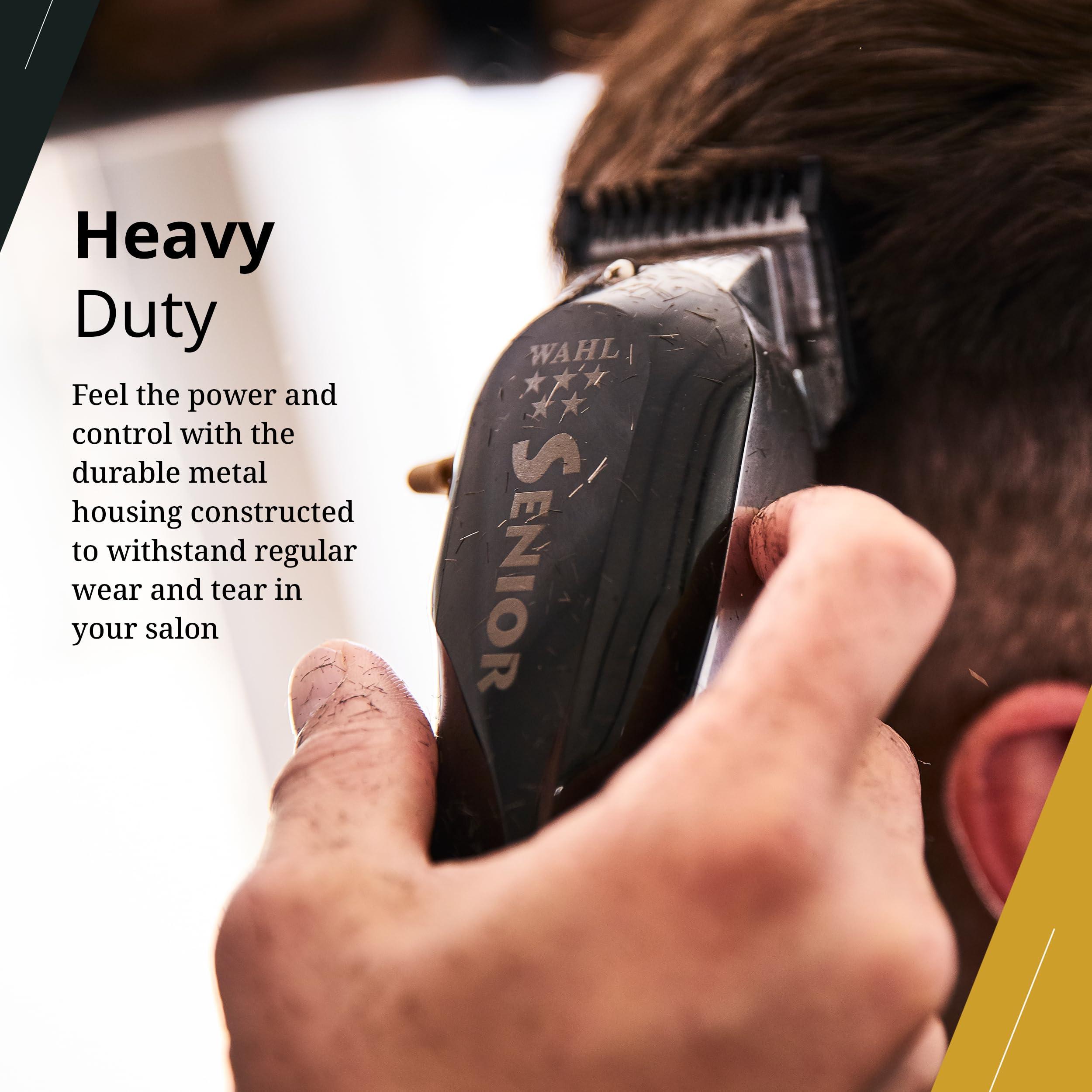 Wahl Professional Wahl Professional 5 Star Senior Clipper Corded Operation Adjustable Taper Lever Includes 3 Guides