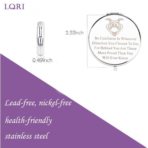 LQRI LQRI Cartoon Makeup Mirror Purple Dragon Gift Lover Merchandise Purple Dragon Fan Gift