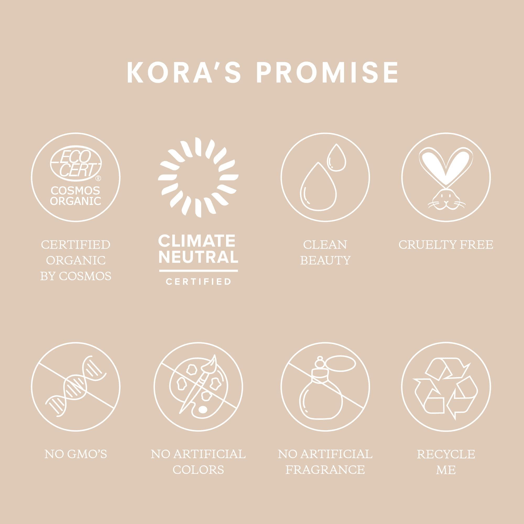 KORA Organics KORA Organics Turmeric Brightening & Exfoliating Mask, Multi-Use Facial Scrub, Polish & Illuminate, Certified Organic Exfoliating Face Mask, Cruelty Free, 1.01 fl oz