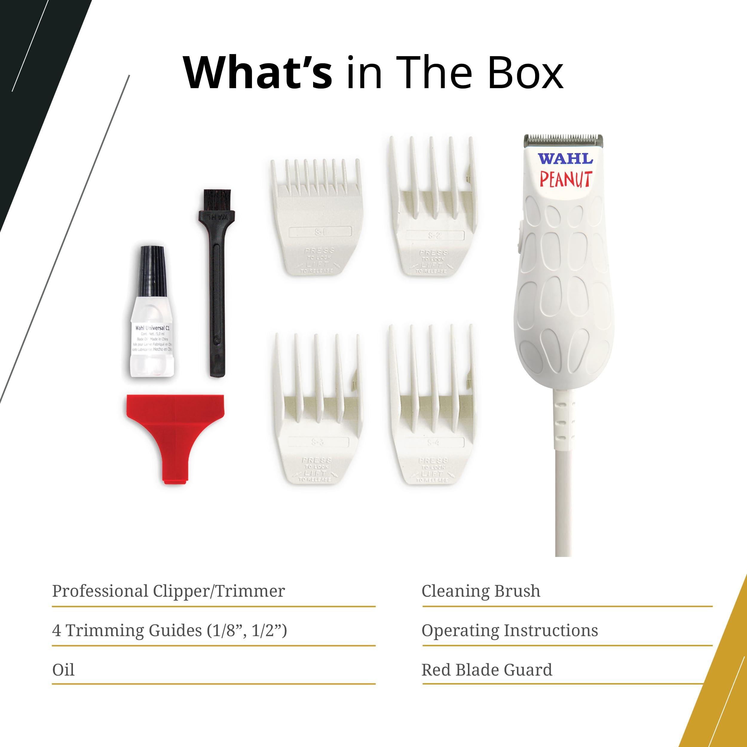 Wahl Professional Wahl Professional Peanut Clipper/Trimmer, White, Versatile, Lightweight, Powerful Rotary Motor