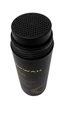 OMWAH OMWAH Natural Hair Fibers for Thinning Hair - 2-in-1 Kit 27.5g Bottle - Natural Undetectable Thick Hair Fibers & Spray Applicator Pump Nozzle, Conceals Hair Loss (Dark Brown)