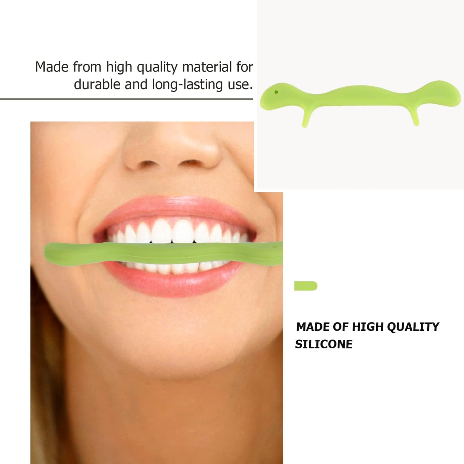 Healifty Healifty Facial Muscle Exerciser 2pcs Smile Practice Tool Speech Stutter Straighteners Beauty Kit Cosmetology Kit Smile Training Accessories Smiling Training Brace Lips Exerciser Set Smile Face Maker