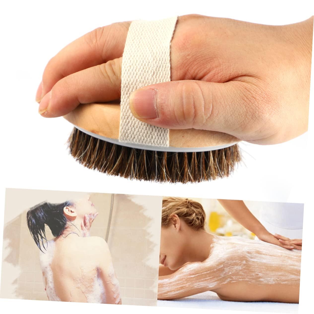 Ipetboom Ipetboom Bath Brush Caress Body Wash Waxing Kit Exfoliating Hand Brush Cleaner Sponge Dry Scrub Brush for Body Razor Bump Treatment Body Scrub Brush Tanning Mitt for Back Spa Brush