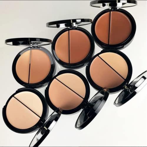 EVE PEARL EVE PEARL HD Dual Foundation Full Coverage Foundation Set Long Lasting Everyday Non Greasy Lightweight Texture Makeup Set 3,6,12 Value Packs (Pack of 6, Tan)