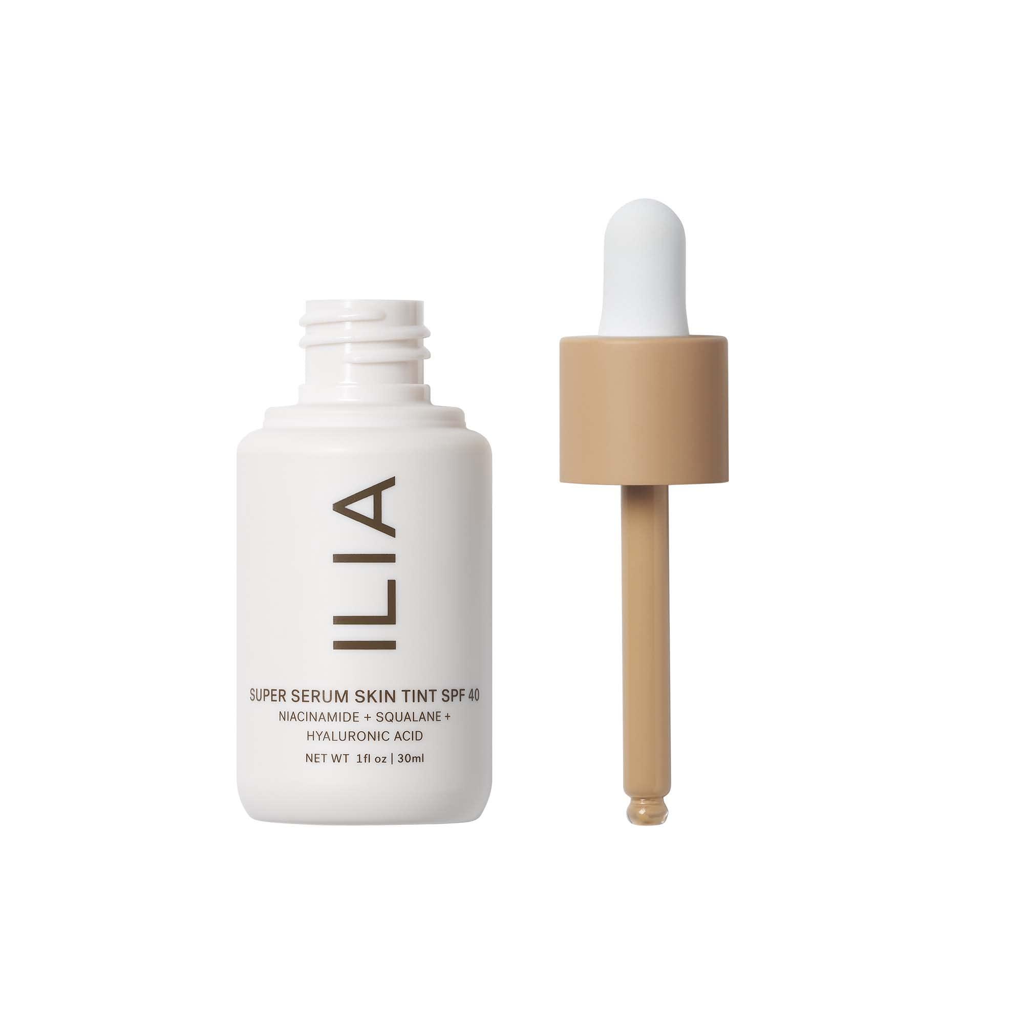 ILIA ILIA - Super Serum Skin Tint SPF 40 | Non-Comedogenic, Vegan, LIghtweight to Help Against Blue Light, + Pollution while Hydrating, Smoothing, + Refining (Diaz ST7, 1 fl oz | 30 ml)