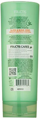Garnier Garnier Hair Care Fructis Sleek and Shine Zero Conditioner, 12 Fluid Ounc