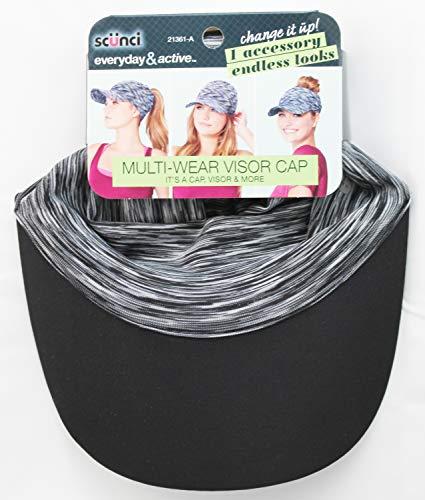 Scunci Scunci Everyday & Active Tie-Dye Wide Head Wrap Headband Cover Multi-Wear Visor Cap Headband