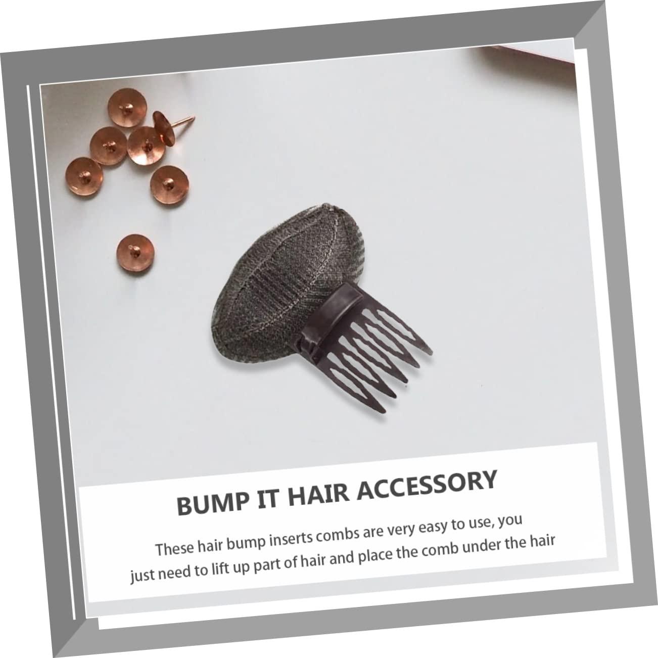 MERRYHAPY MERRYHAPY 6pcs Bangs Pad Hair Quiff Shaper Boar Bristle Hair Brush Volumizing Snap Ties Hair Claw Clips Hair Pins Base Hair Dryer Large Hair Clips Front Puff up Hair Clip Womens Plastic Abs