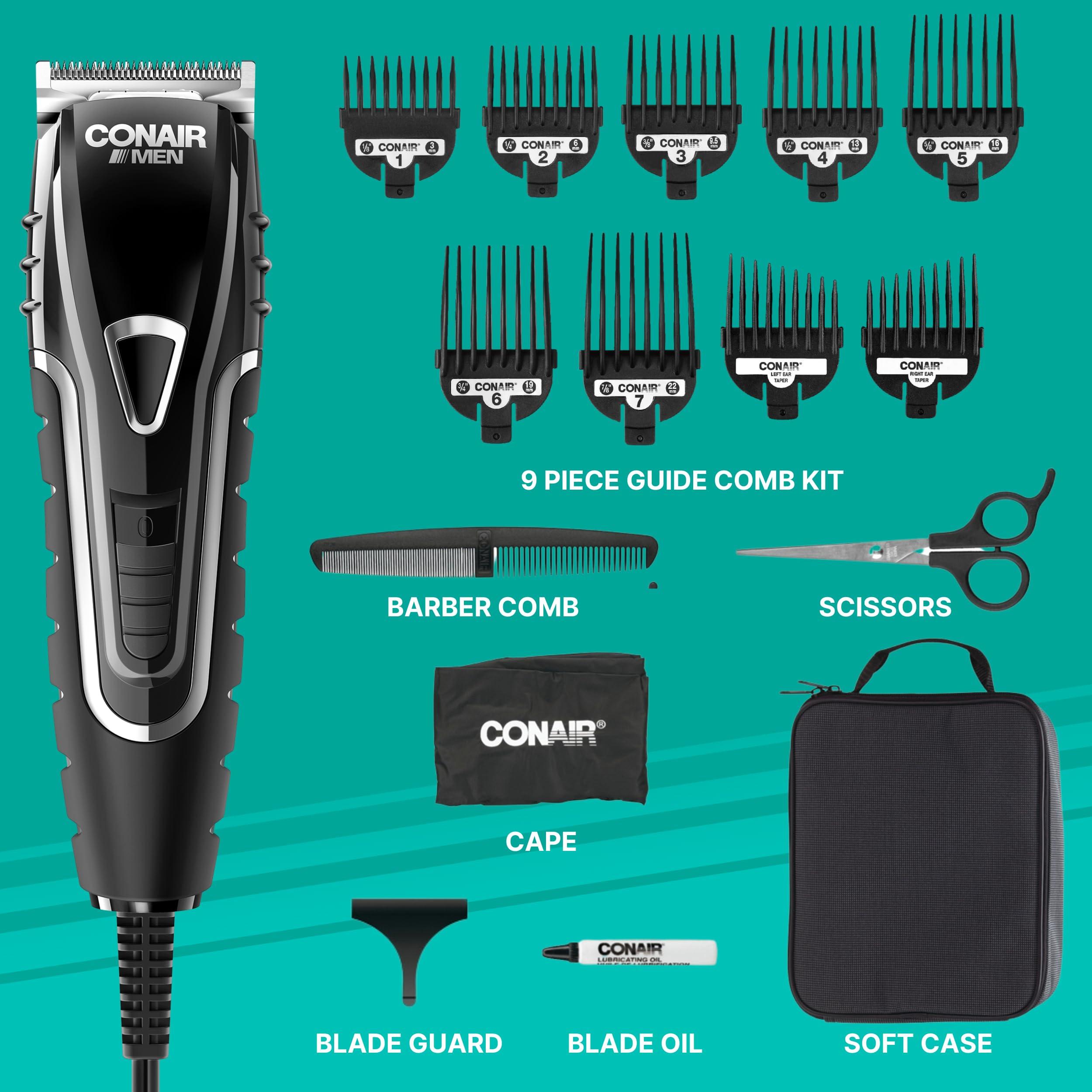 Conair Conair Barber Haircut Clippers - Hair Trimmer - 16-Piece Haircut Kit