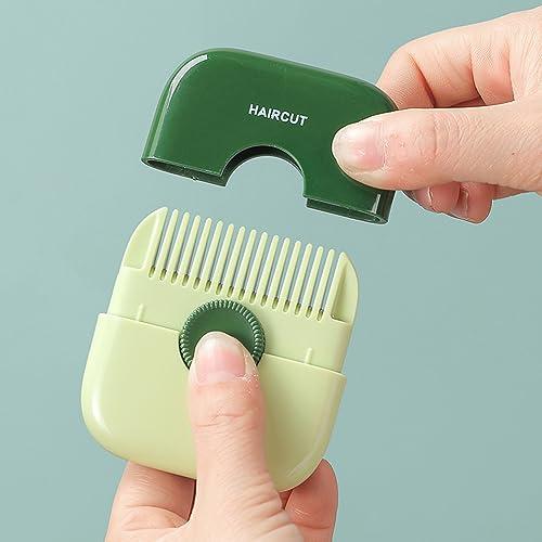 Anbei Hair Split End Trimmer, Split Ends Hair Trimmer, Hair Cutting Tools, 2 in 1 Hair Razor Cutting Comb Tools,Hair Clippers for Women (Grey)