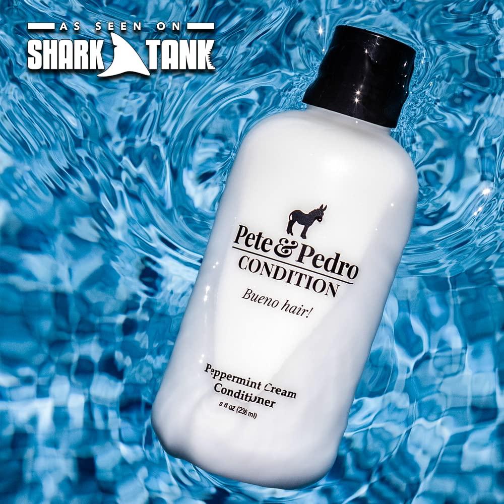Pete & Pedro Pete and Pedro Control and Conditon Combo | Extra-Strength Dandruff & Anti-Itch Medicated Coal Tar Peppermint Shampoo Plus Restorative Peppermint Conditioner {Featured on Shark Tank}