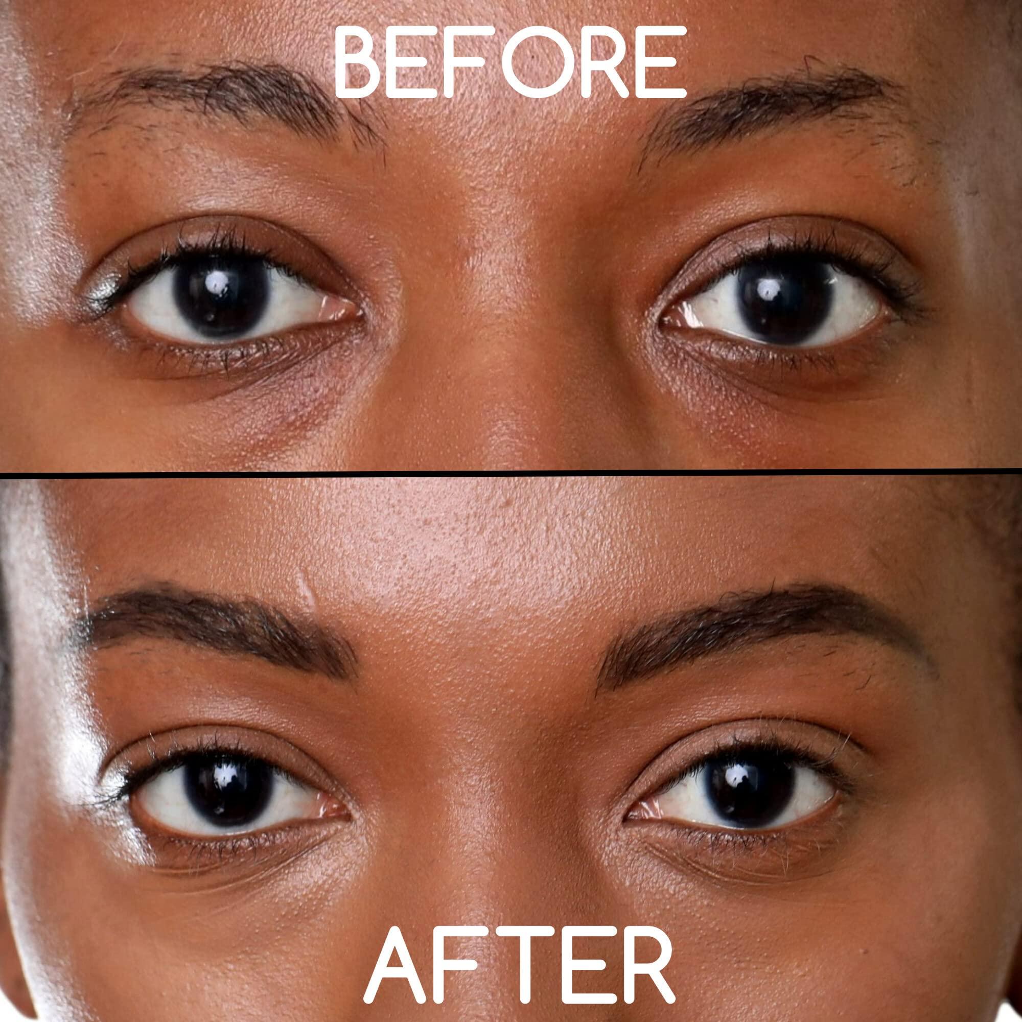 Ready To Wear Ready To Wear BROW EXTENSION Fine Powder Spot Filler Made In USA - WARM BROWN (MEDIUM)