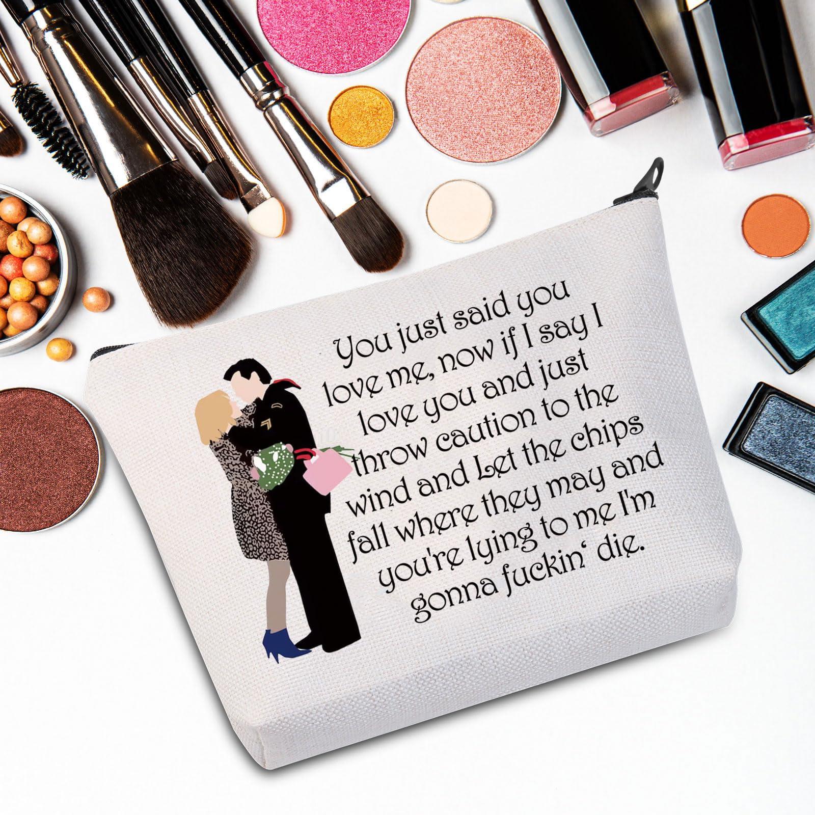 G2TUP G2TUP Alabama And Clarence Makeup Bag Alabama And Clarence Gifts Romance Movie Gifts 90s Movie Love Zipper Pouch (You just)