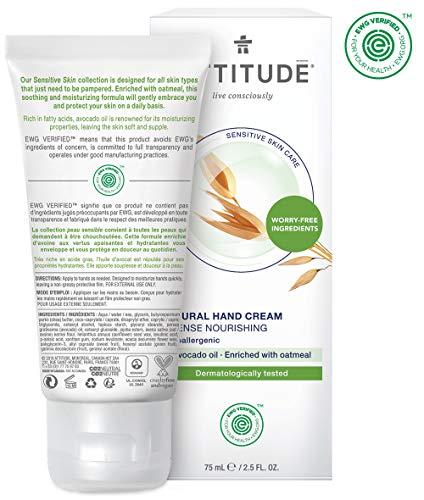 ATTITUDE ATTITUDE Hand Cream, EWG Verified, Plant and Mineral-Based Ingredients, Vegan & Cruelty-free Beauty Products for Sensitive Skin, Nourishing, Avocado Oil, 2.5 Fl Oz (Pack of 2)