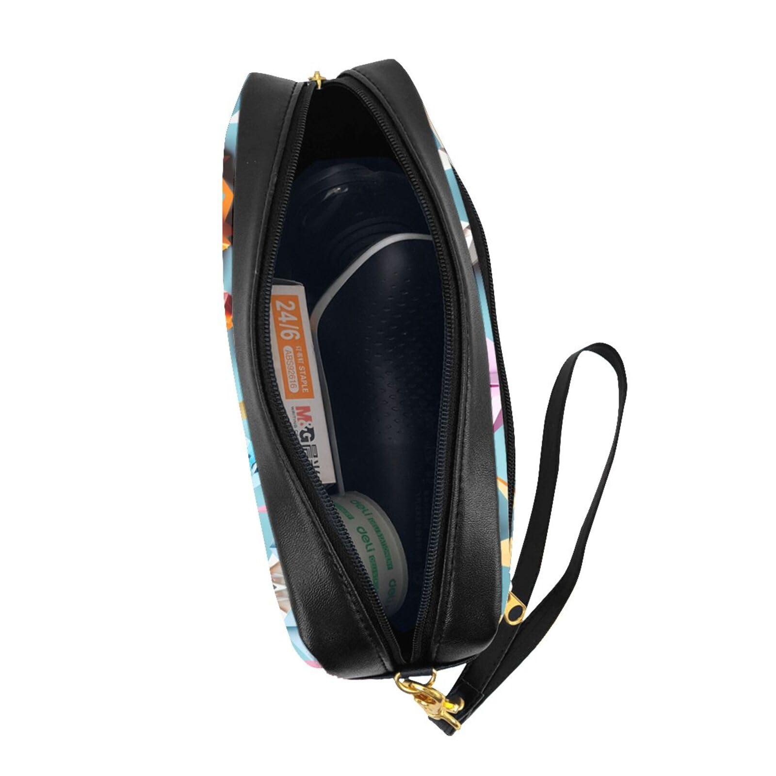 DRTGEDS DRTGEDS Origami Paper Cranes Small Cosmetic Bag,Portable Cute Travel Makeup Bag For Women Makeup Brush Organizer Pouch