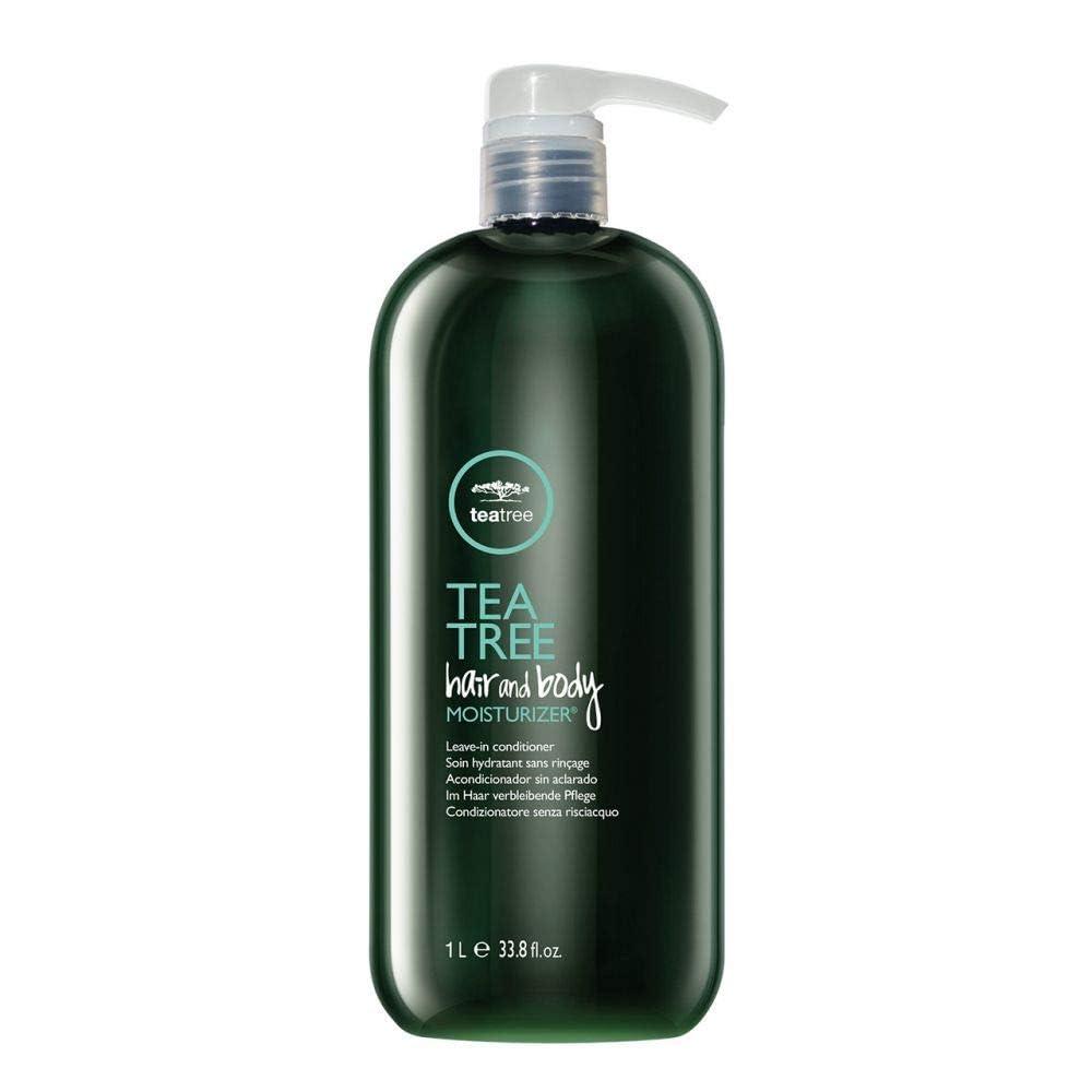Tea Tree Tea Tree Hair and Body Moisturizer Leave-In Conditioner, Body Lotion, After-Shave Cream, For All Hair + Skin Types, 33.8 fl. oz.